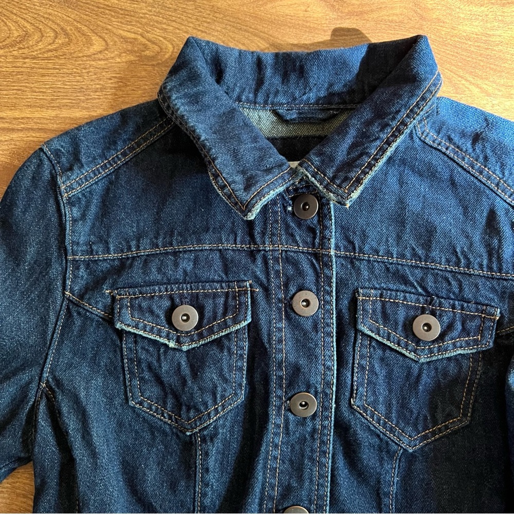 Mossimo Supply Co. Denim Big Girl Jeans Jacket kids size M - Picture 4 of 8